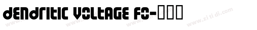 dendritic voltage fo字体转换